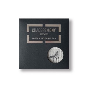 Handcrafted Korean tea coaster – stamped with traditional motif on unbleached cotton