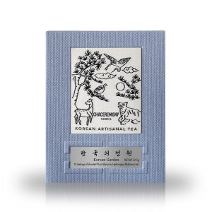 Korean Garden herbal tea box – 15 teabags, blend of plum blossom, hydrangea, and mulberry leaf